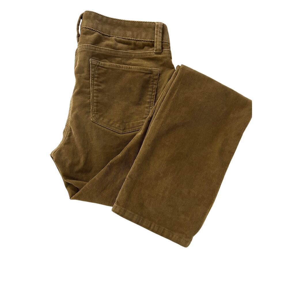 Banana Republic Corduroy Pants Womens 28 Brown Straight Leg Mid Rise 5 Pocket - Picture 5 of 12
